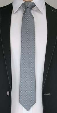 Pánska kravata Dark Silver 2