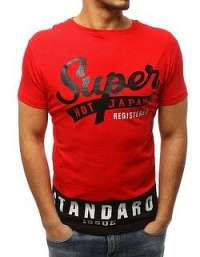 Pánske červené tričko SUPER HOT JAPAN