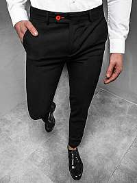 Pánske elegantné nohavice v čiernej farbe  DJ11