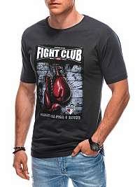 Pánske grafitové tričko Fight S1861