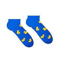 Pánske modré členkové ponožky Kačička