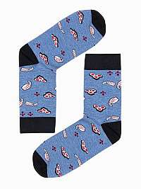 Pánske modré ponožky Sushi U102