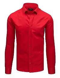 Perfektná červená elegantná košeľa