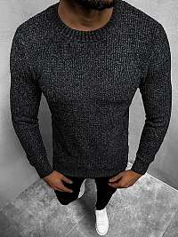Pletený čierny sveter HR/1803Z
