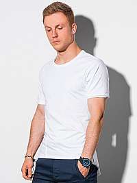 Pohodlné biele tričko S1378