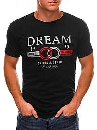 Pohodlné čierne tričko Dream S1487