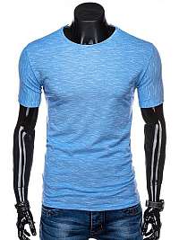 Pohodlné svetlo-modré tričko S1323