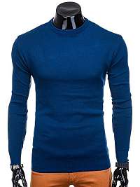 Pohodlný sveter v modrej farbe E153