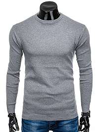 Pohodlný sveter v šedej farbe E153