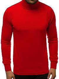 Pohodlný sveter v tmavo červenej farbe TMK/YY02/6