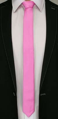Ružová pánska kravata s prúžkom