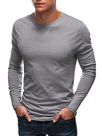 Šedé bavlnené tričko L148