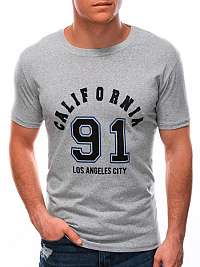 Šedé tričko s potlačou California S1589