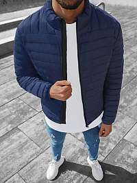 Štýlová prechodná bunda v granátovej farbe JS/M890/2