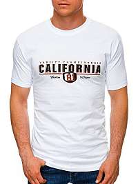Štýlové biele tričko California S1456