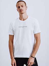 Štýlové biele tričko s nápisom