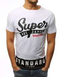 Štýlové biele tričko SUPER HOT JAPAN