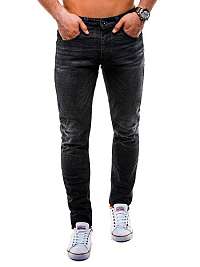 Štýlové čierne jeansy p833