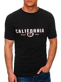 Štýlové čierne tričko California S1456