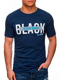 Štýlové modré tričko Black S1430