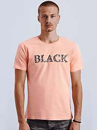 Štýlové ružové tričko Black