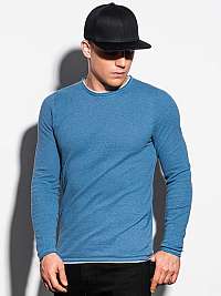 Svetlo-modrý bavlnený pánsky sveter E121