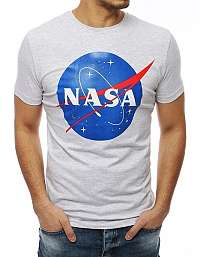 SVETLOŠEDÉ  tričko NASA