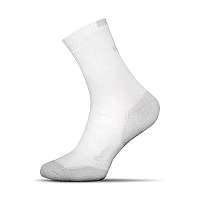 Termo bavlnené ponožky v bielej farbe