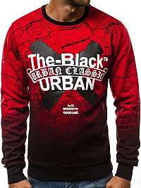 The Black Urban červená mikina JS/DD259Z