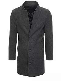 Tmavo-šedý jednoradový kabát