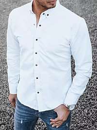 Trendová biela bavlnená košeľa