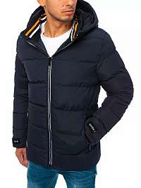 Trendová granátová zimná bunda s kapucňou