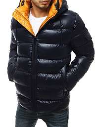 Trendová prešívaná bunda s kapucňou  v granátovej farbe