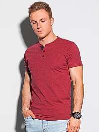 Trendové červené tričko S1390