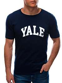 Trendové granátové tričko Yale S1574