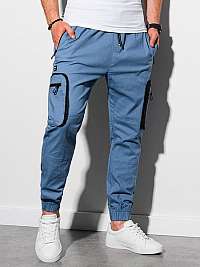 Trendové jogger nohavice v modrej farbe P960