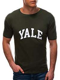 Trendové khaki tričko Yale S1574