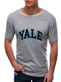 Trendové šedé tričko Yale S1574