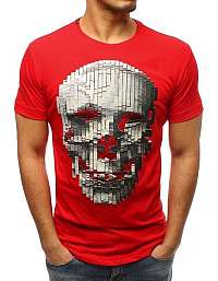 Trendy červené tričko s potlačou
