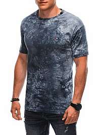 Trendy granátové batikované tričko S1892