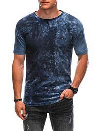Trendy modré batikované tričko S1892