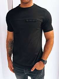 Trendy pánske tričko v čiernej farbe