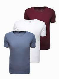 Trojbalenie štýlových bavlnených tričiek Z30-V1