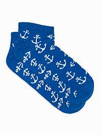 Veselé modré ponožky U177