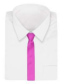 Výrazná kravata vo fuchsiovej farbe Angelo di Monti