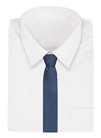 Vzorovaná tyrkysová pánska kravata