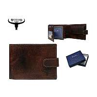 Zaujímavá kožená peňaženka v hrdzavo-hnedej farbe Buffalo