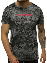 Zaujímavé grafitové tričko INSPIRATION JS/SS10928