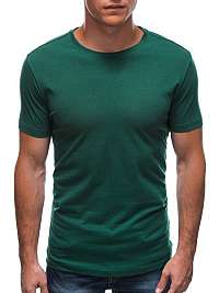 Zelené bavlnené tričko s krátkym rukávom S1683