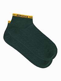 Zelené členkové bavlnené ponožky Hipstar U239